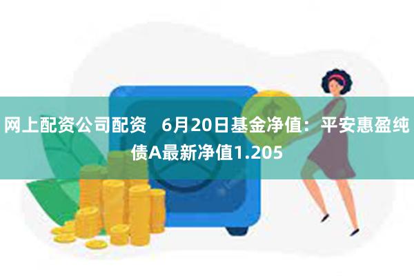 网上配资公司配资   6月20日基金净值：平安惠盈纯债A最新净值1.205