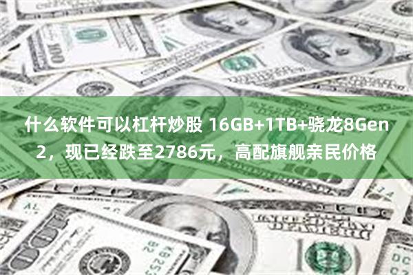 什么软件可以杠杆炒股 16GB+1TB+骁龙8Gen2，现已经跌至2786元，高配旗舰亲民价格